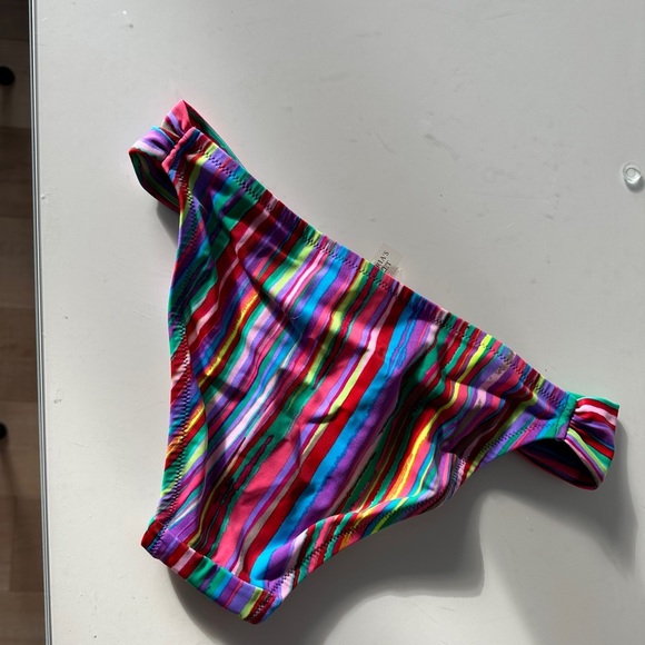 *Victorias Secret  Striped Bikini Bottom - Picture 7 of 8